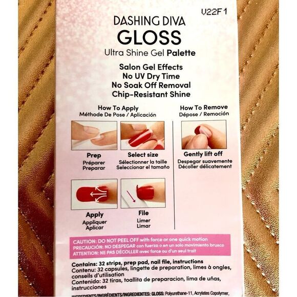 DASHING DIVA - NWT - Gloss Ultra Shine Gel Palette in Peppermint Marvel. Easy!🎄 - Picture 10 of 16